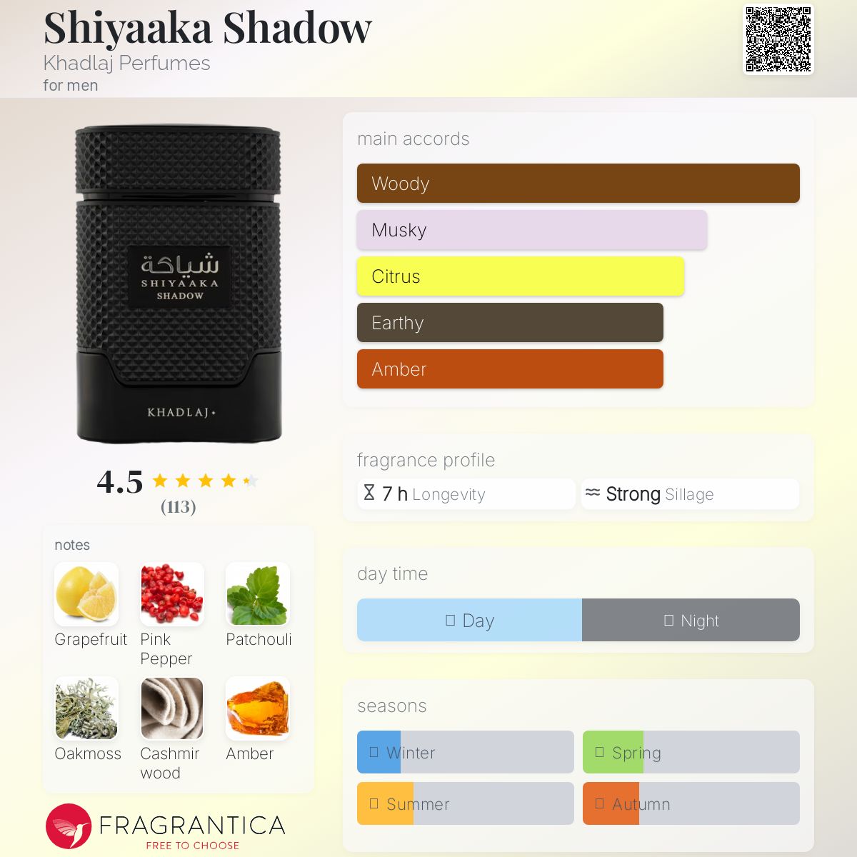 Khadlaj Shiyaaka Shadow Travel Spray