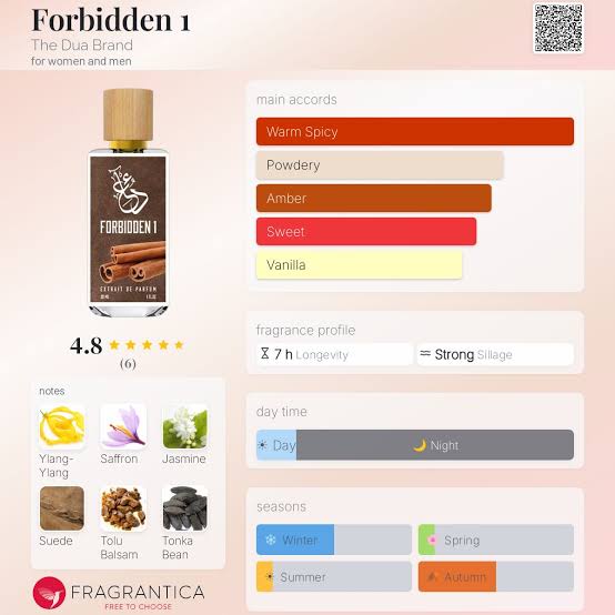Dua The Forbidden 1 Travel Spray