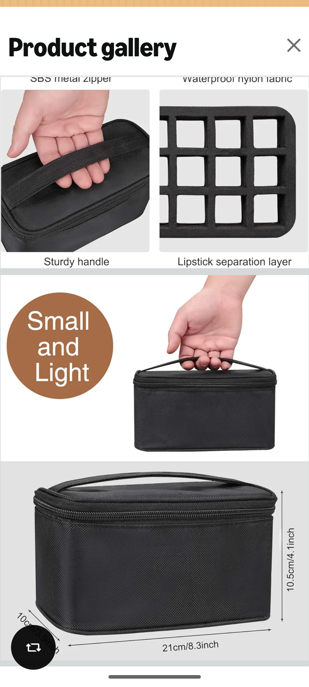 Compact Travel Case 21 Slot